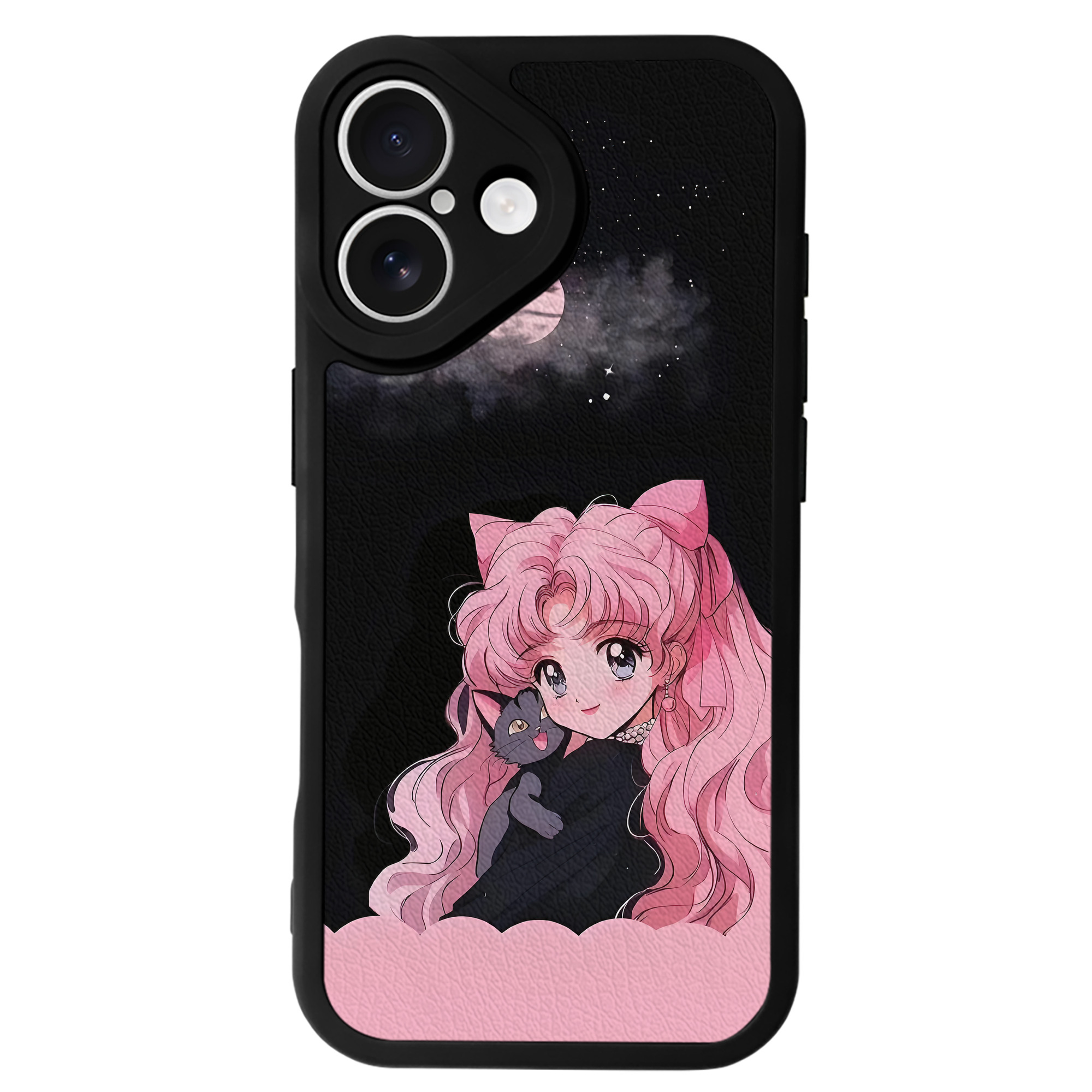 （画像用） 美少女戦士セーラームーン Sailor Moon 【iPhone 16シリーズ対応】シリコンスマホケース（レザー調） 材質：シリコン